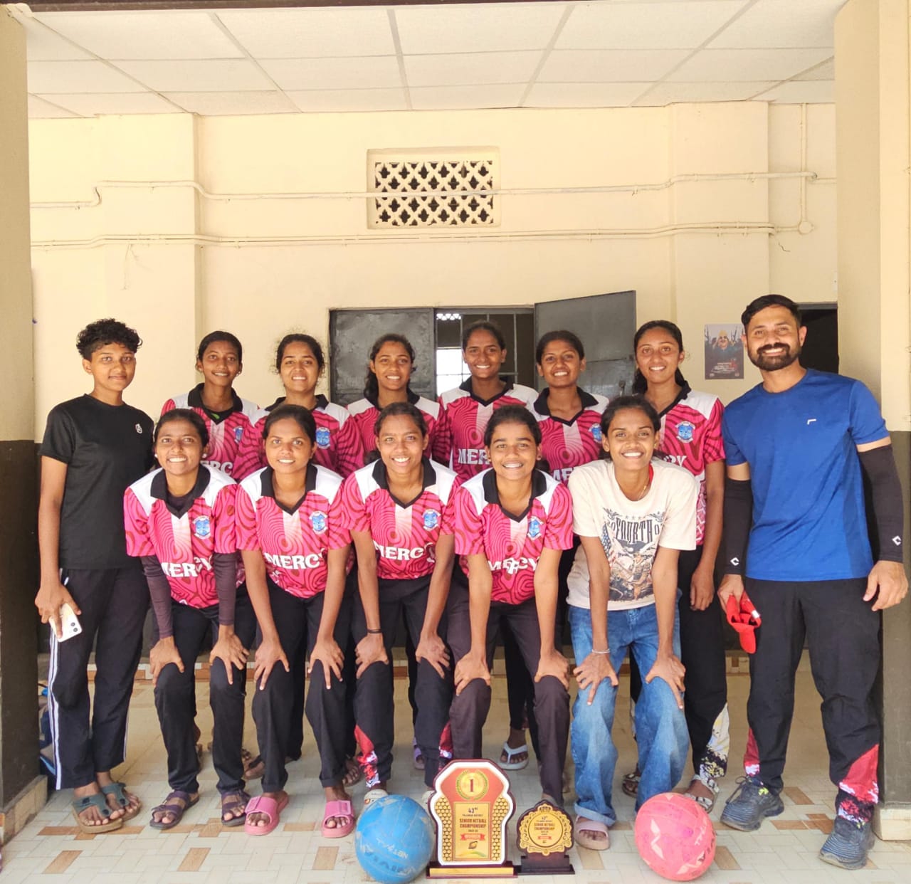 Winners of Palakkad District Senior Women Netball Championship 2025